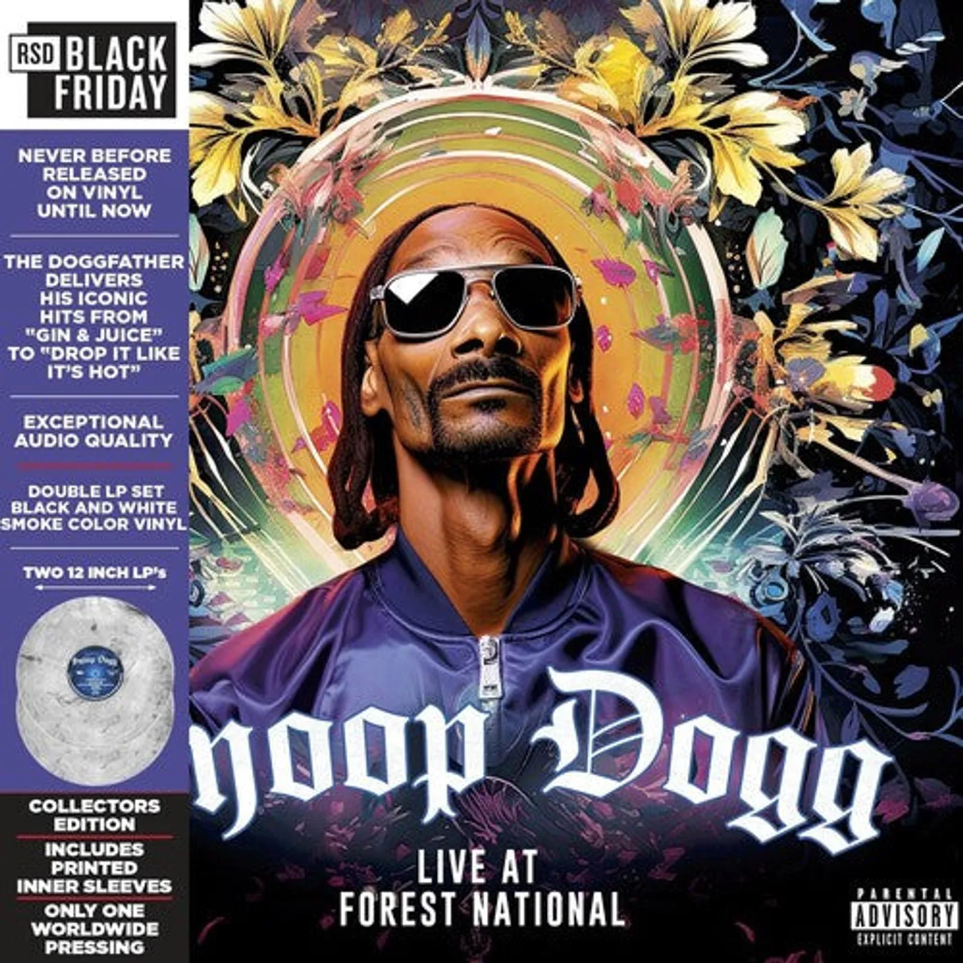Snoop Dogg LP Vinyl - Live At Forest National - 2005 (Blk) (Colv) (Wht)