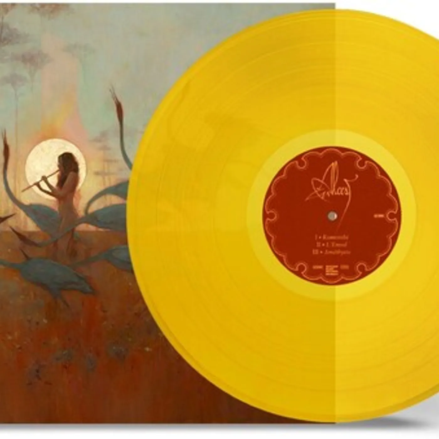 Alcest LP Vinyl - Les Chants De L'Aurore - Trans Yellow (Colv) (Ylw)