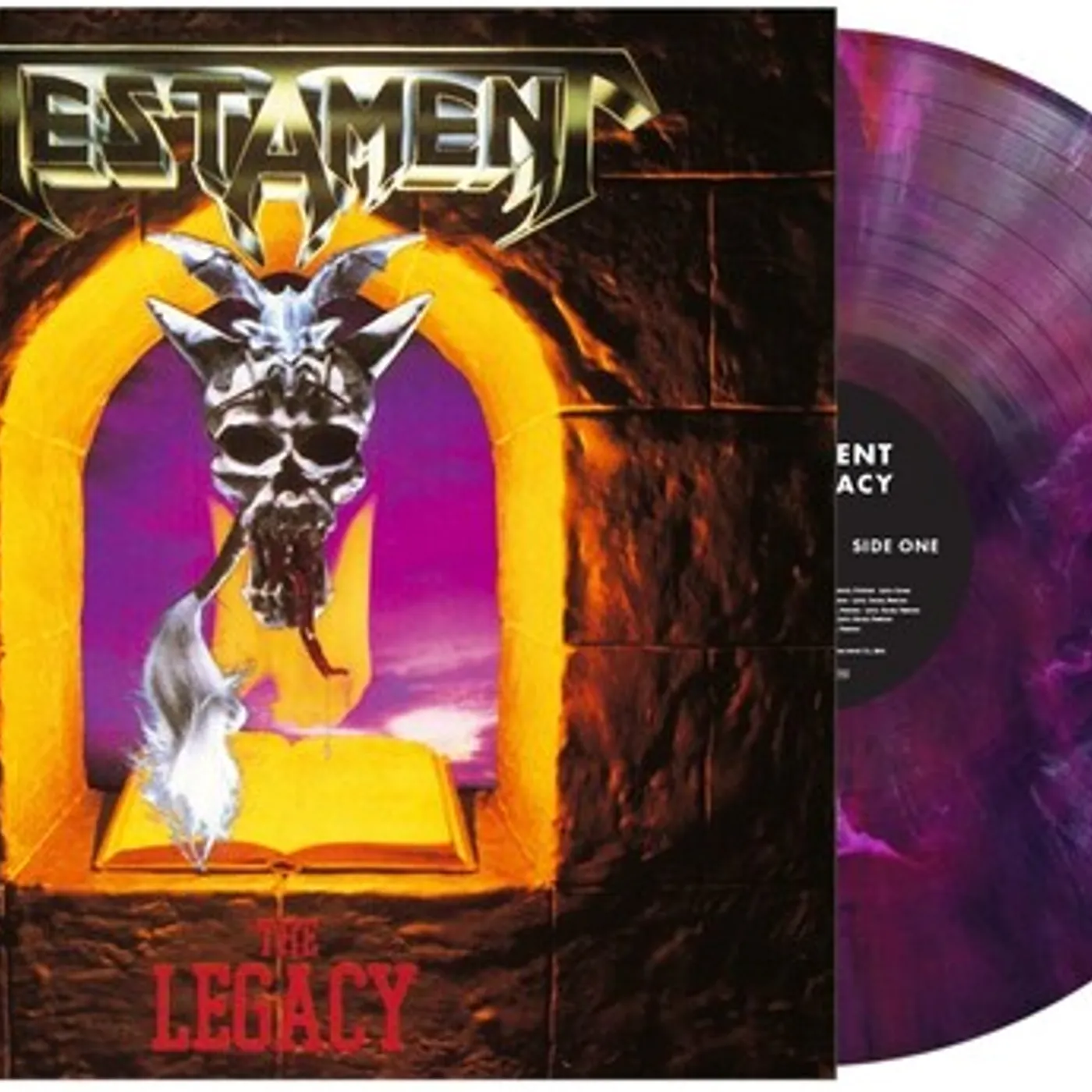 Testament LP Vinyl - Legacy - Purple Blue Red Marble (Blue) (Colv)
