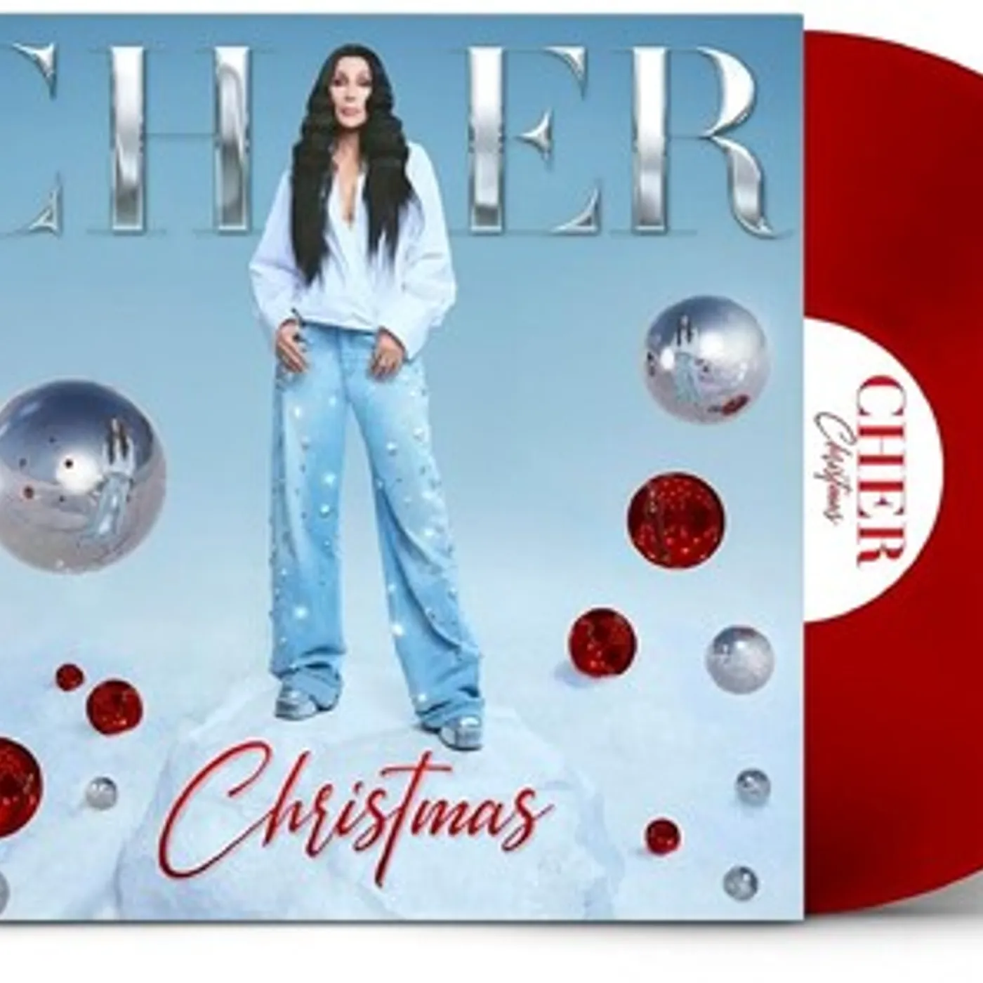 Cher LP Vinyl - Christmas (Colv) (Red)
