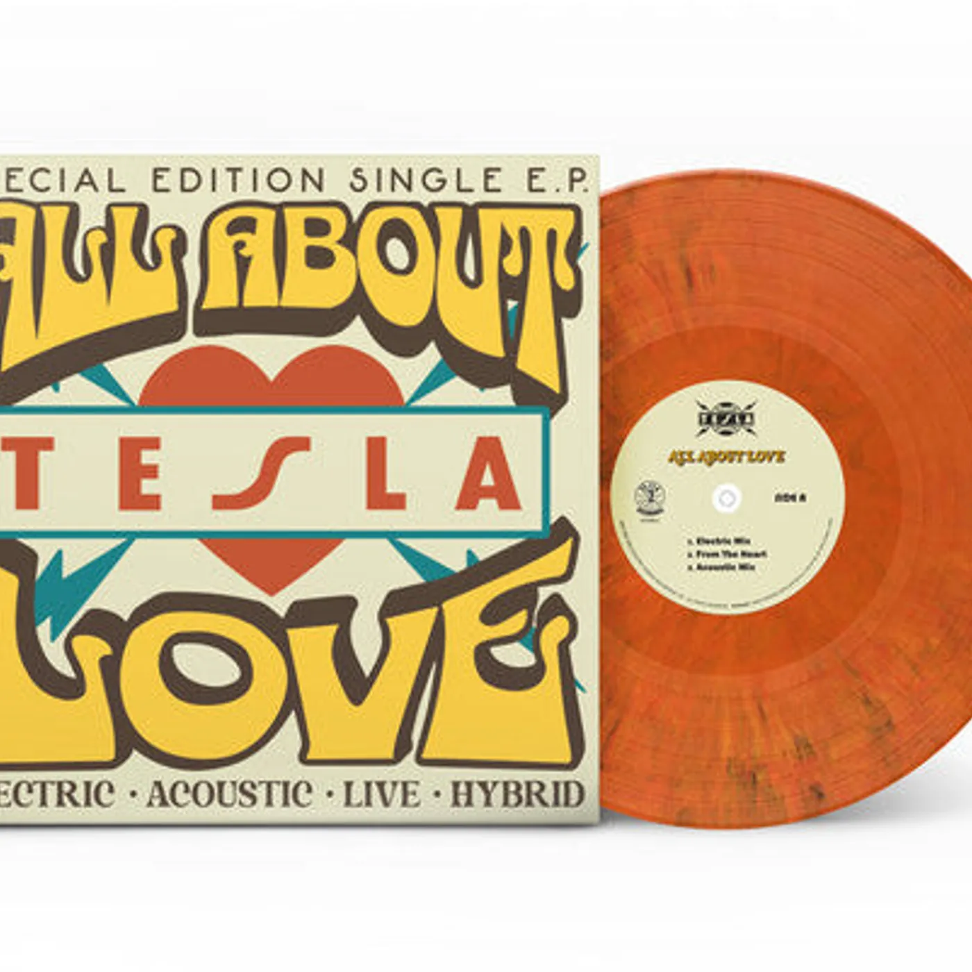 Tesla LP Vinyl - All About Love - Orange (Colv) (Org)