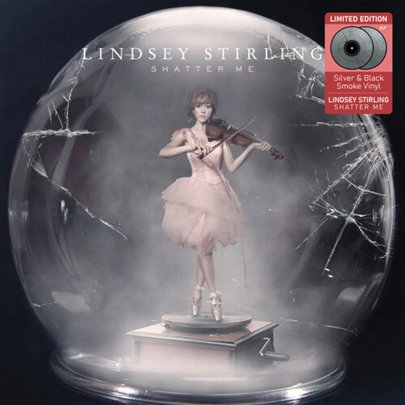 Lindsey Stirling LP Vinyl - Shatter Me - Silver And Black (Colv)