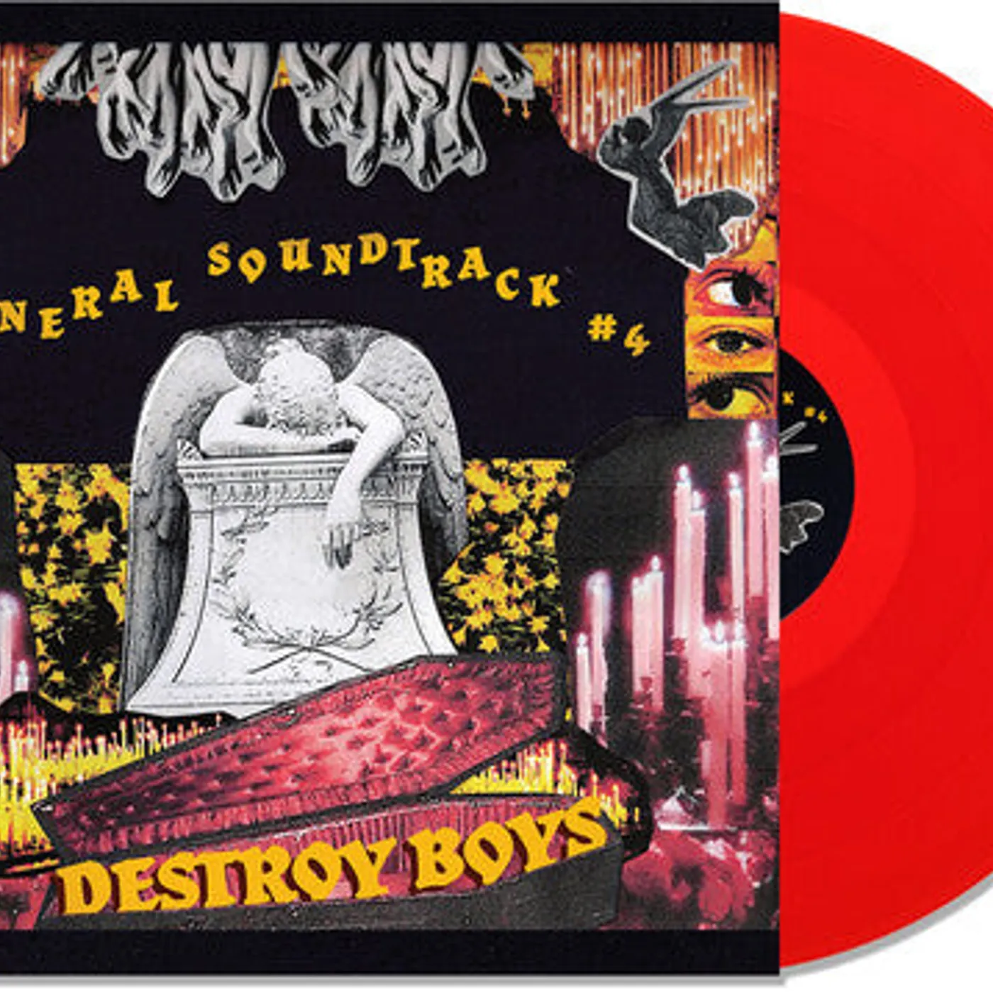 Destroy Boys LP Vinyl - Funeral Soundtrack 4 - Transparent Red (Colv)