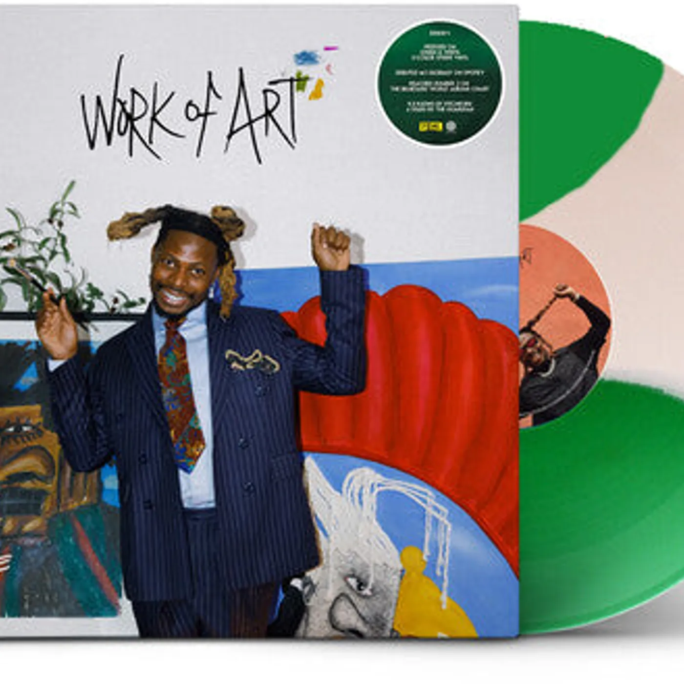 Asake LP Vinyl - Work Of Art (Colv)