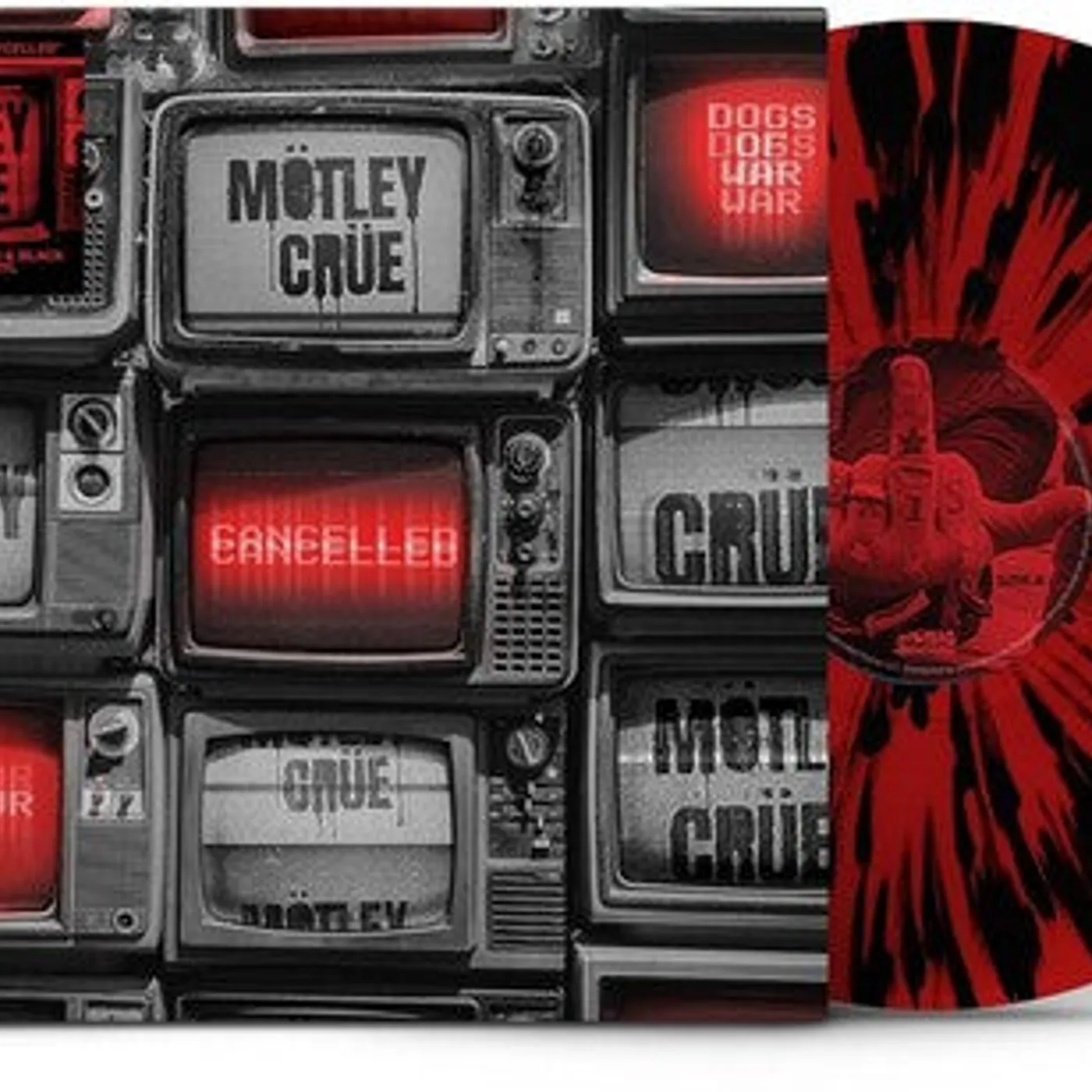Mötley Crüe LP Vinyl - Cancelled (Blk) (Colv) (Ep) (Frpm) (Red) (Spla)
