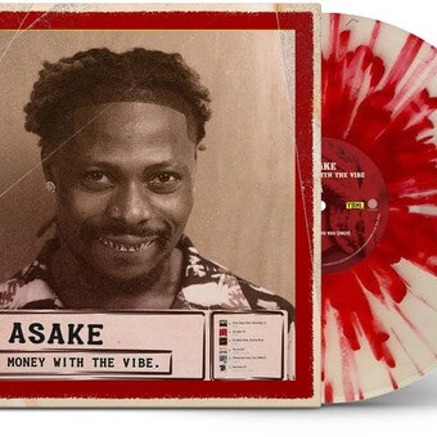 Asake LP Vinyl - Mr. Money With The Vibe (Colv) (Ltd) (Red) (Wht)