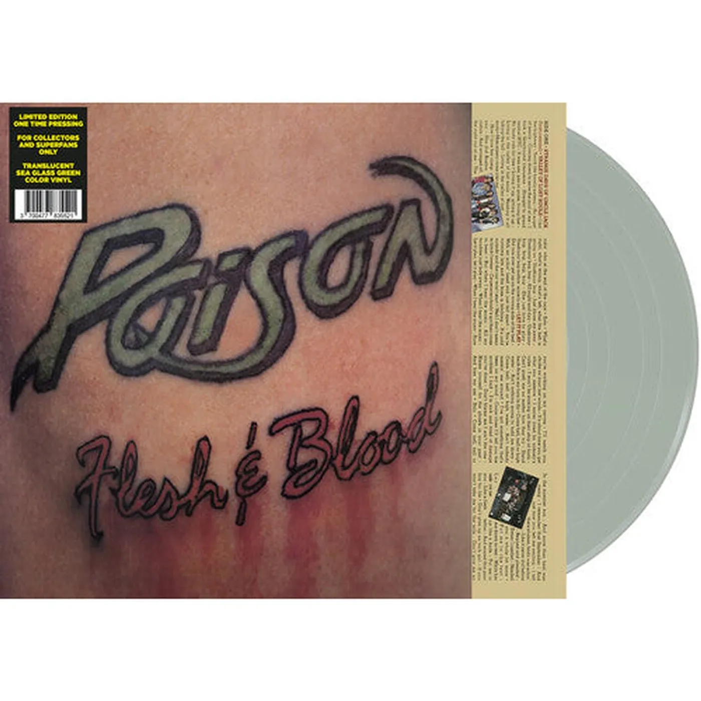 Poison LP Vinyl - Flesh & Blood (Colv)