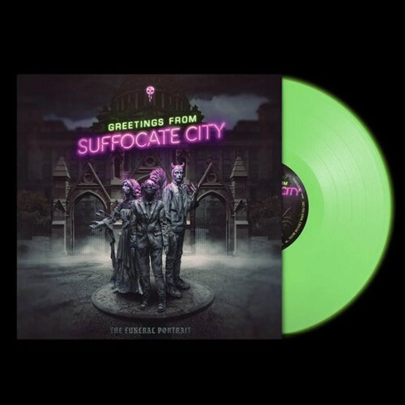 The Funeral Portrait LP Vinyl - Greetings From Suffocate City (Colv) (Grn)