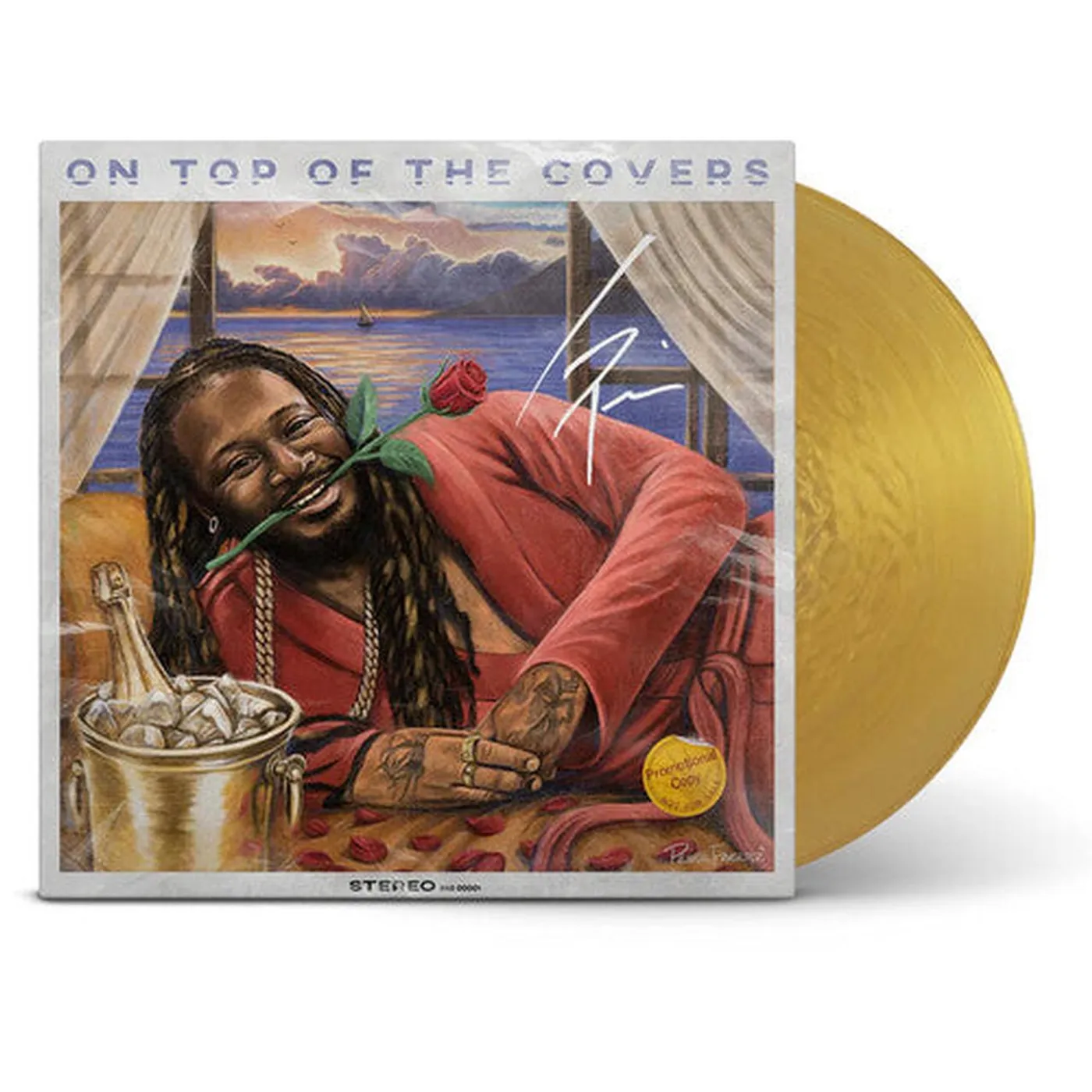 T-Pain LP Vinyl - On Top Of The Covers - Gold Nugget (Colv) (Gol)