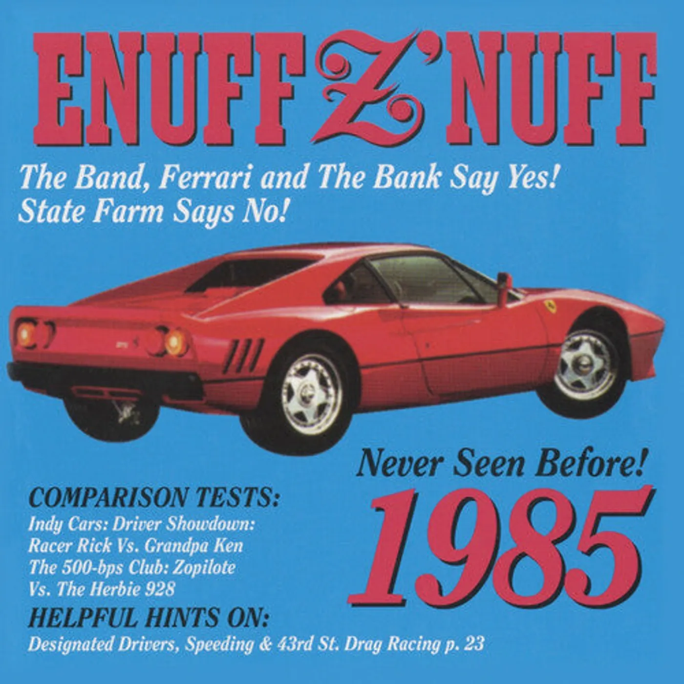 Enuff Z'Nuff LP Vinyl - 1985 (Blue & Red Starburst) (Blue) (Colv) (Red)