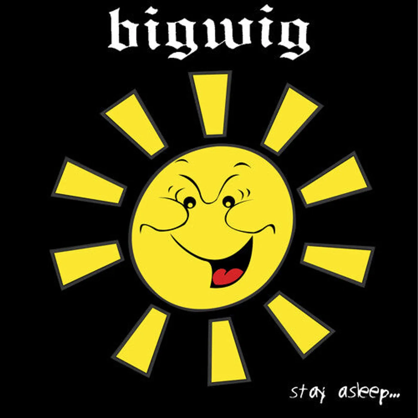 Bigwig LP Vinyl - Stay Asleep - Yellow/Black Splatter (Blk) (Colv)
