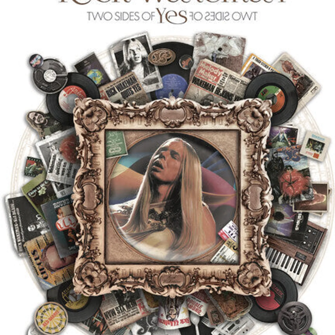 Rick Wakeman LP Vinyl - Two Sides Of Yes - Silver (Colv) (Gate) (Slv)