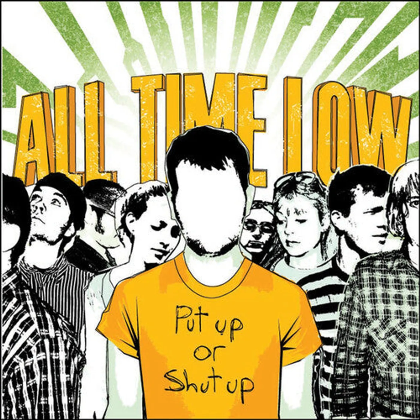 All Time Low LP Vinyl - Put Up Or Shut Up - Yellow (Colv) (Ylw) (Reis)