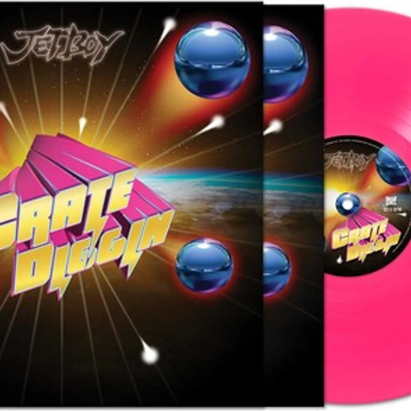 Jetboy LP Vinyl - Crate Diggin' - Pink (Colv) (Pnk)