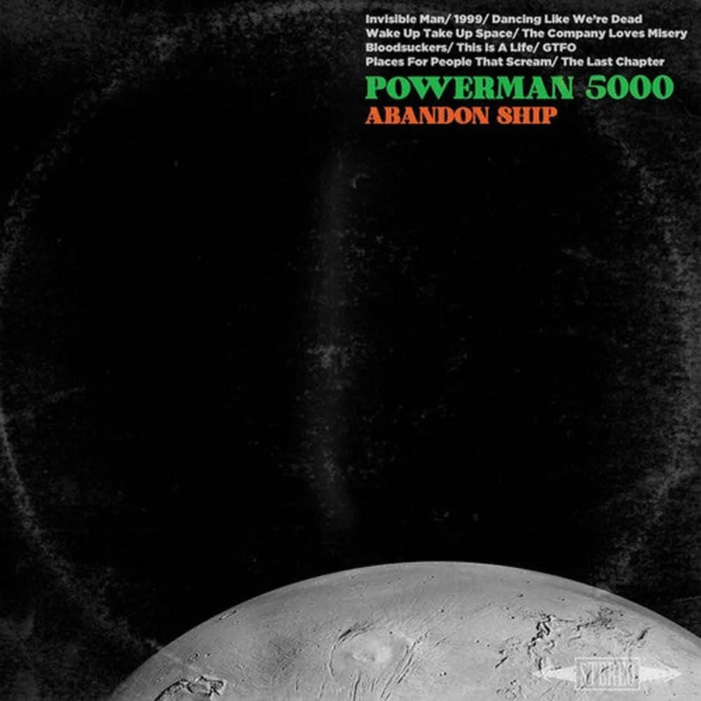 Powerman 5000 LP Vinyl - Abandon Ship - Green Marble (Bonus Track) (Colv)