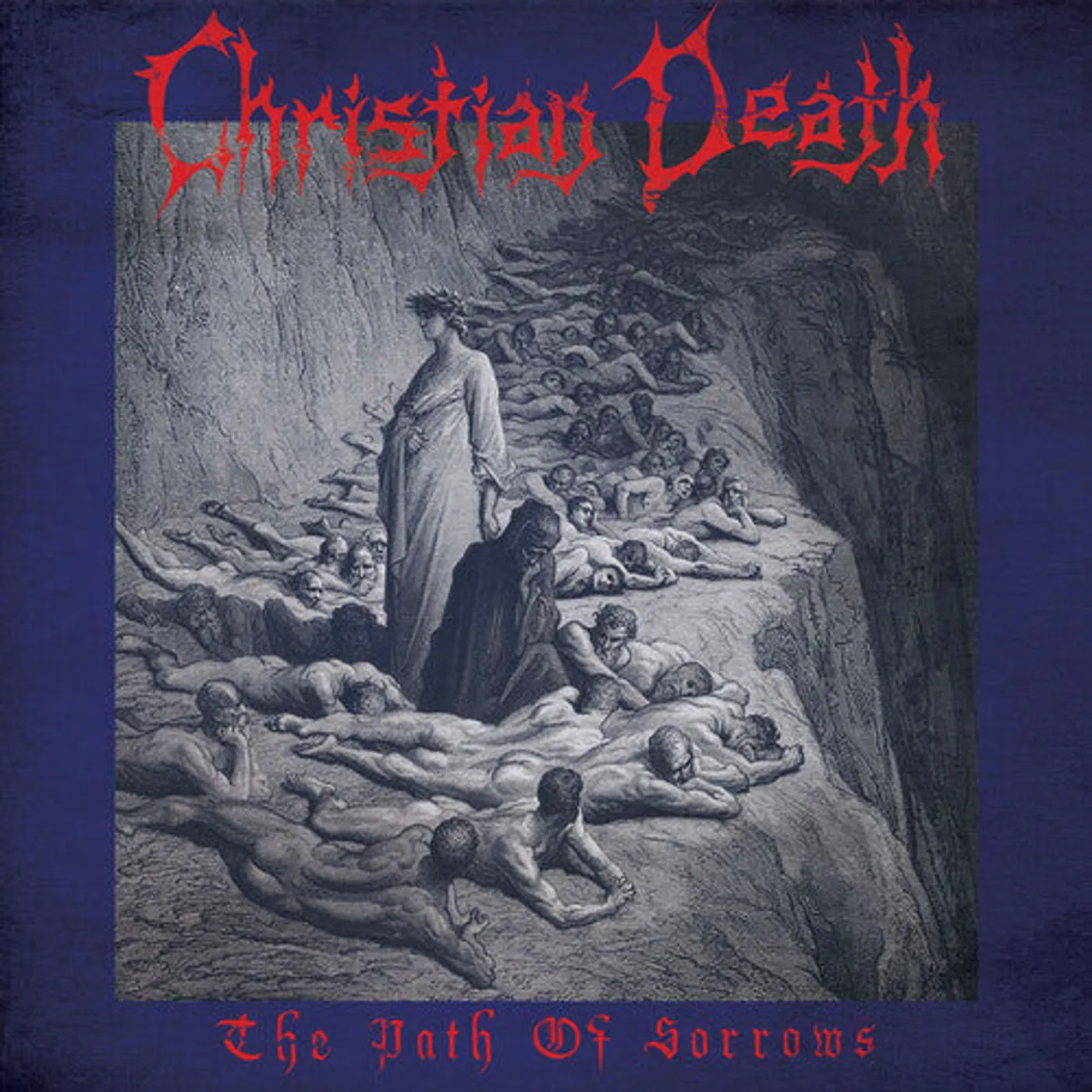 Christian Death LP Vinyl - Path Of Sorrows - Blue Haze (Blue) (Colv) (Reis)