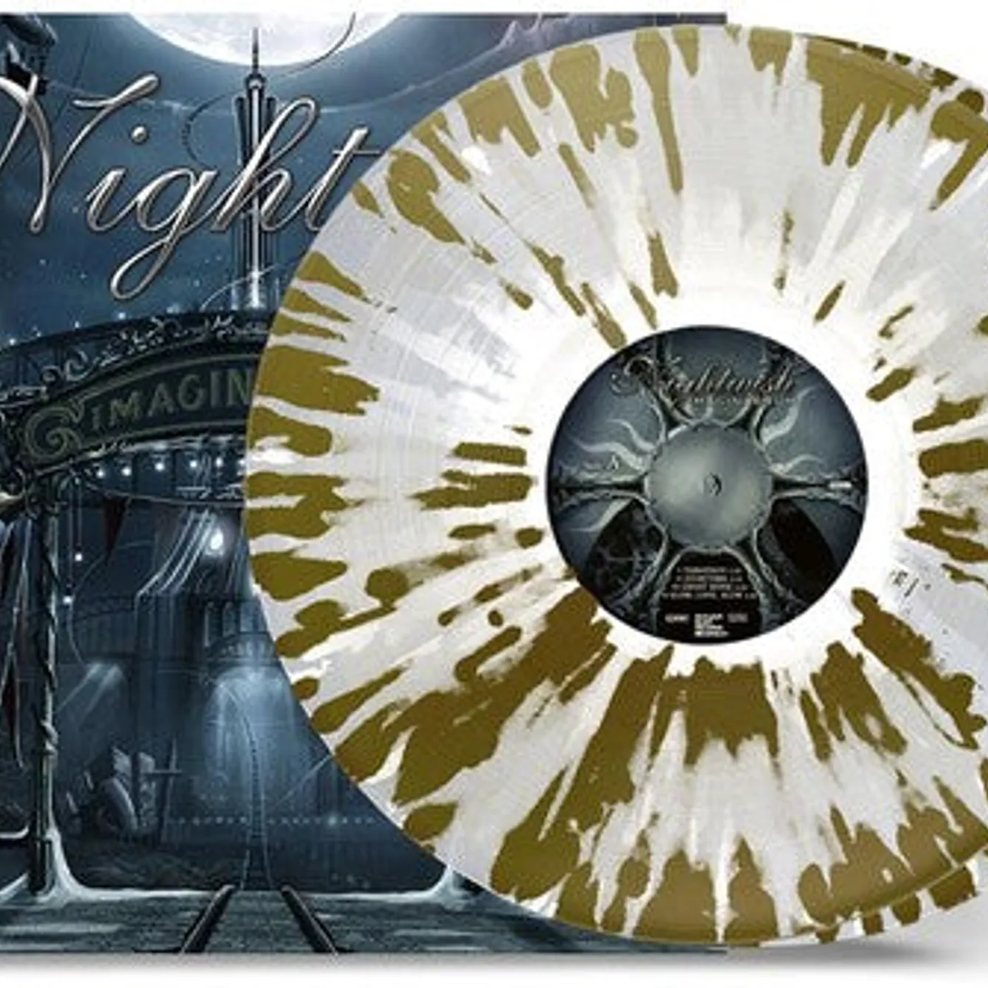 Nightwish LP Vinyl - Imaginaerum - Clear Gold White Splatter (Colv)