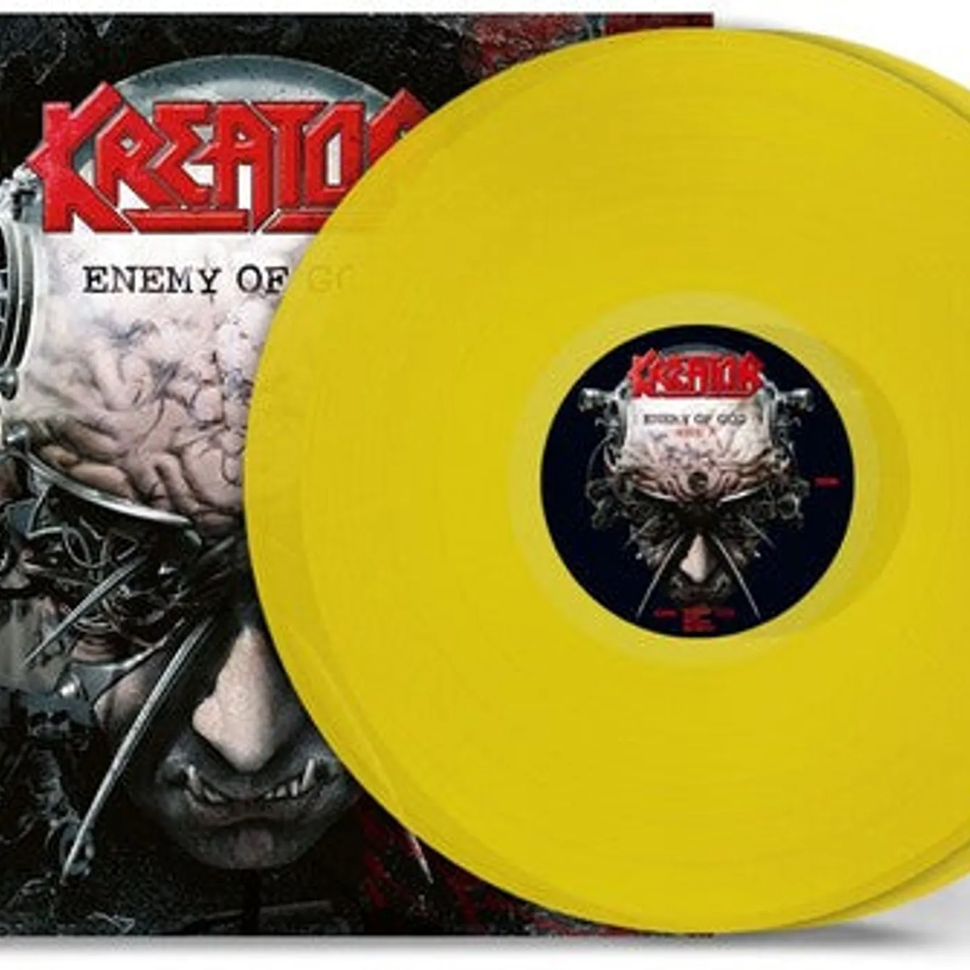 Kreator LP Vinyl - Enemy Of God - Yellow (Colv) (Cvnl) (Gate) (Ylw)