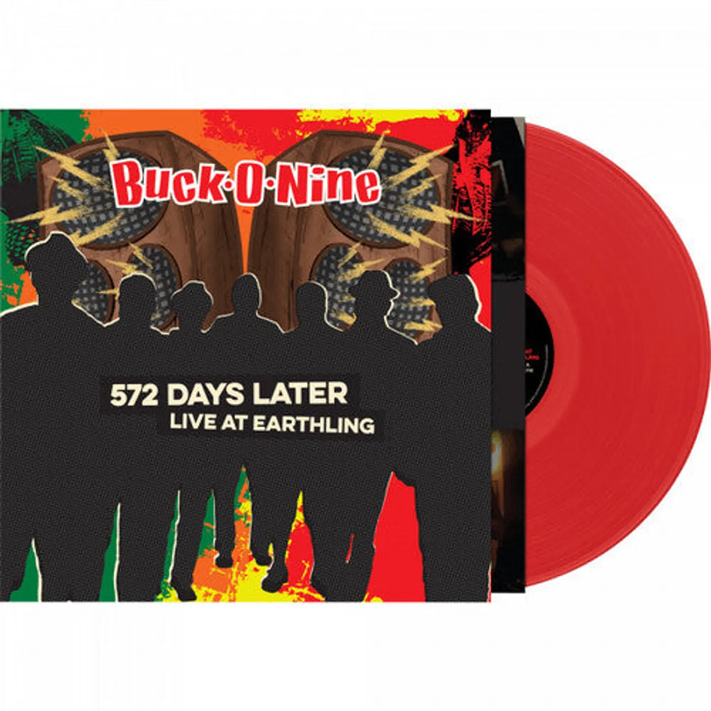 Buck-O-Nine LP Vinyl - 572 Days Later - Live At Earthling - Red (Colv)