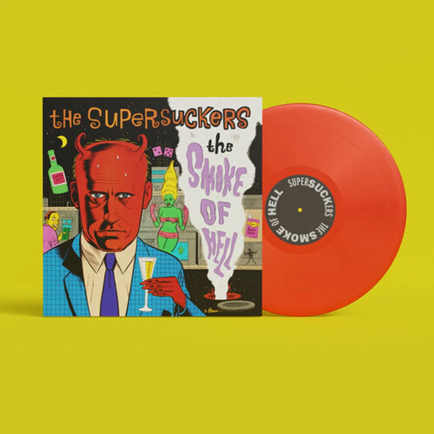 Supersuckers LP Vinyl - Smoke Of Hell (Colv) (Red) (Reis)