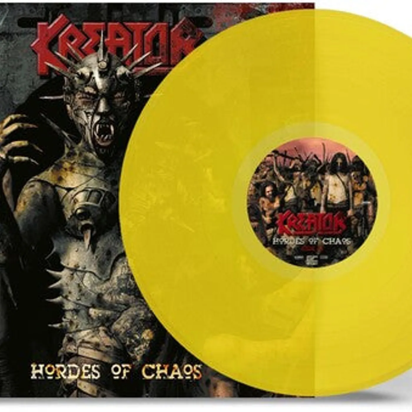 Kreator LP Vinyl - Hordes Of Chaos - Yellow (Colv) (Cvnl) (Gate)