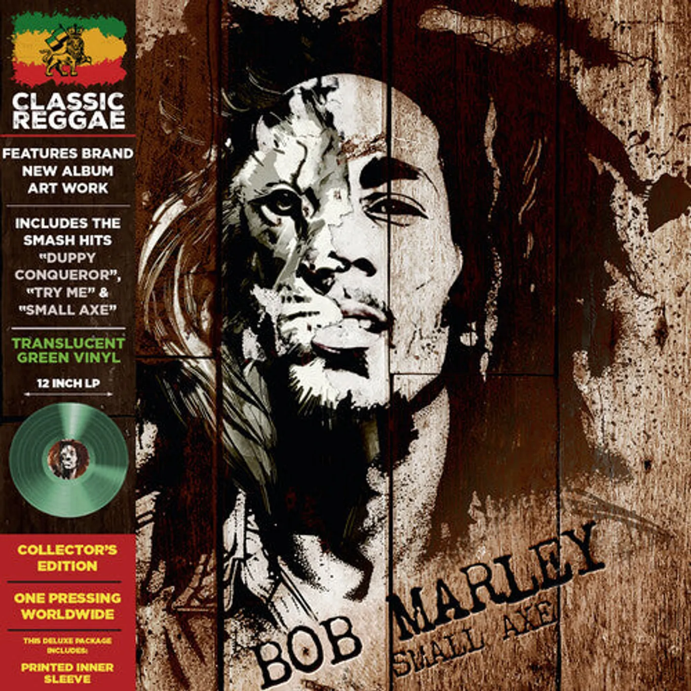Bob Marley LP Vinyl - Small Axe (Colv) (Dlx) (Grn) (Ltd) (Rmst) (Reis)