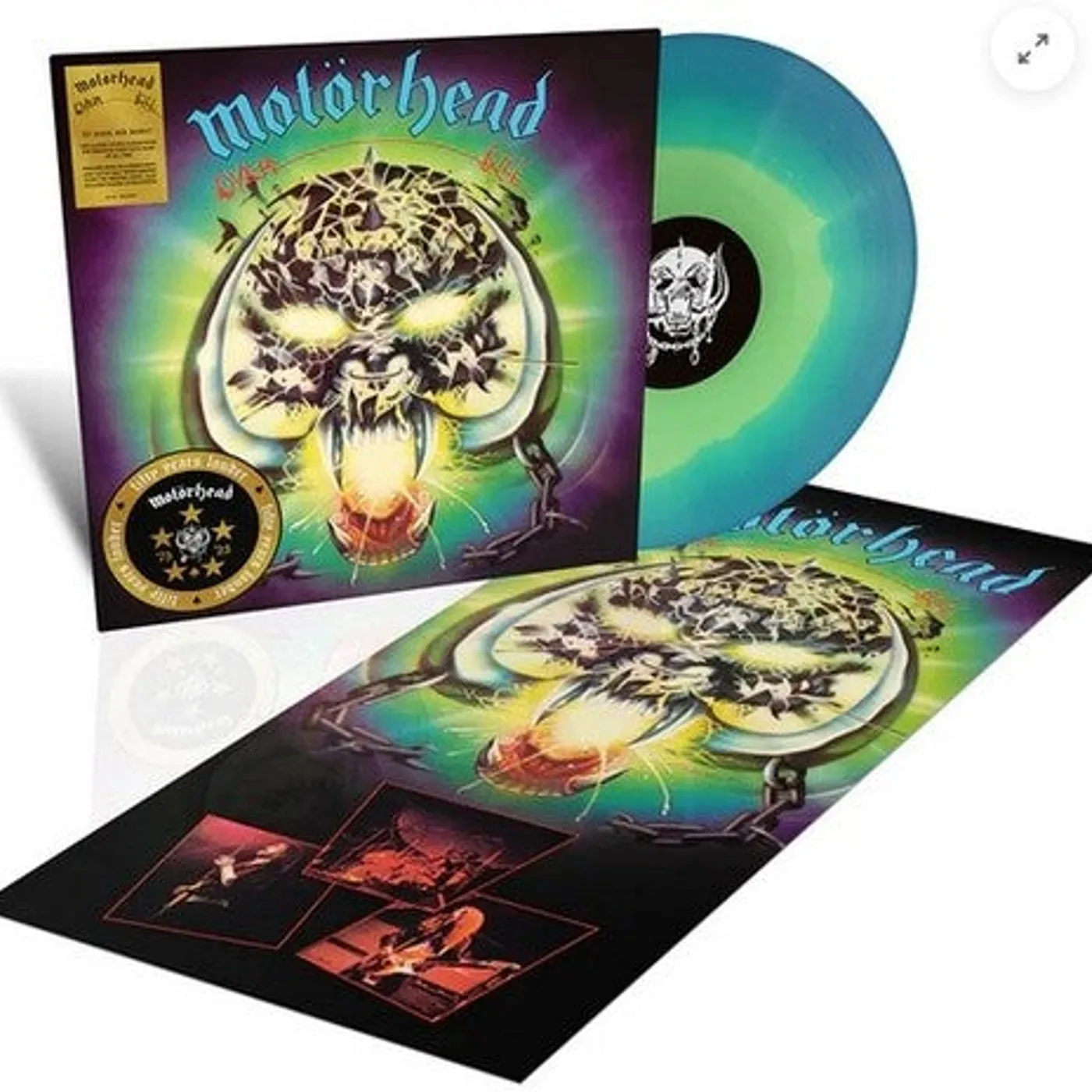 Motörhead LP Vinyl - Overkill (Blue) (Colv) (Ltd) (Trq) (Aniv) (Hfsm)