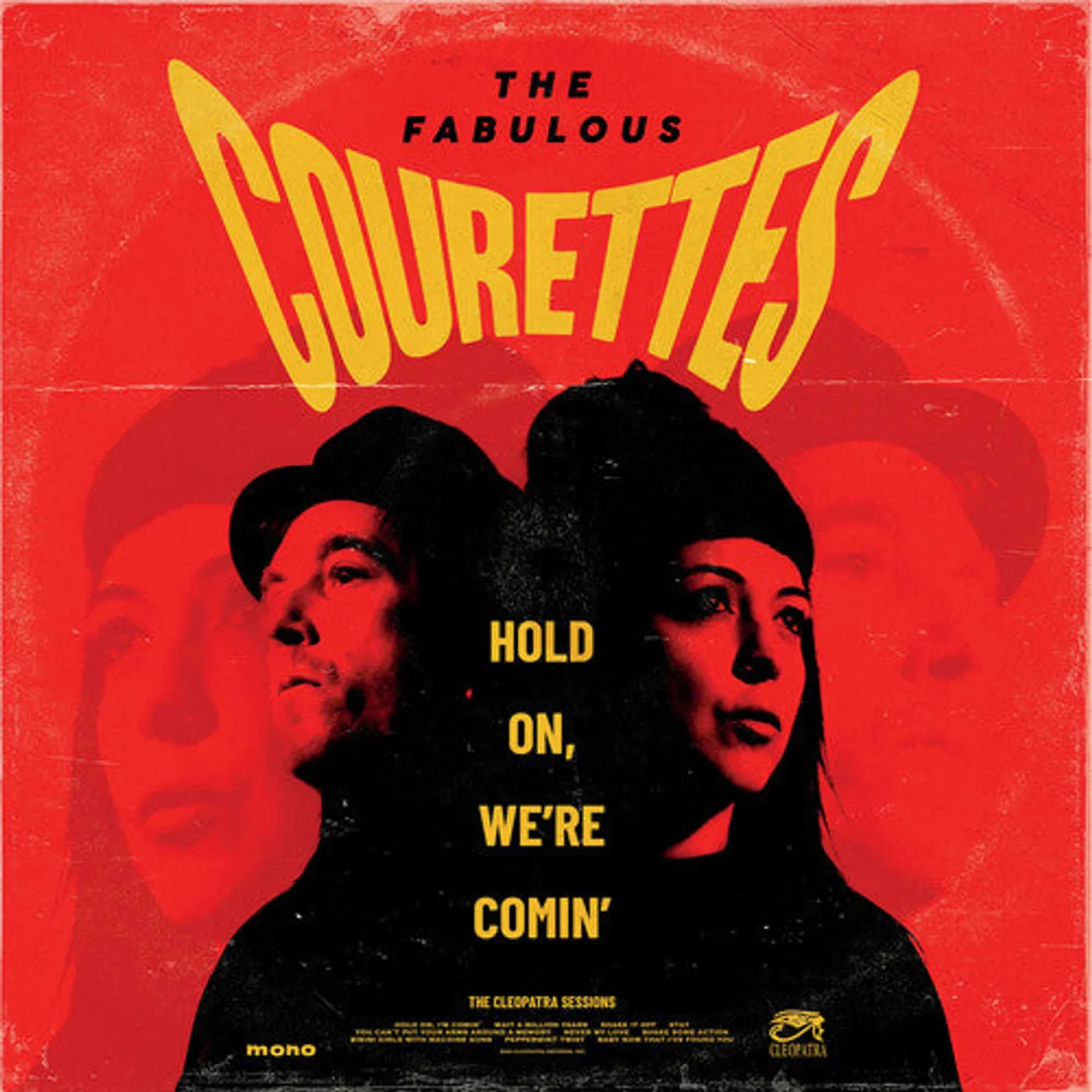 The Courettes LP Vinyl - Hold On We'Re Comin - Yellow (Colv) (Ylw)