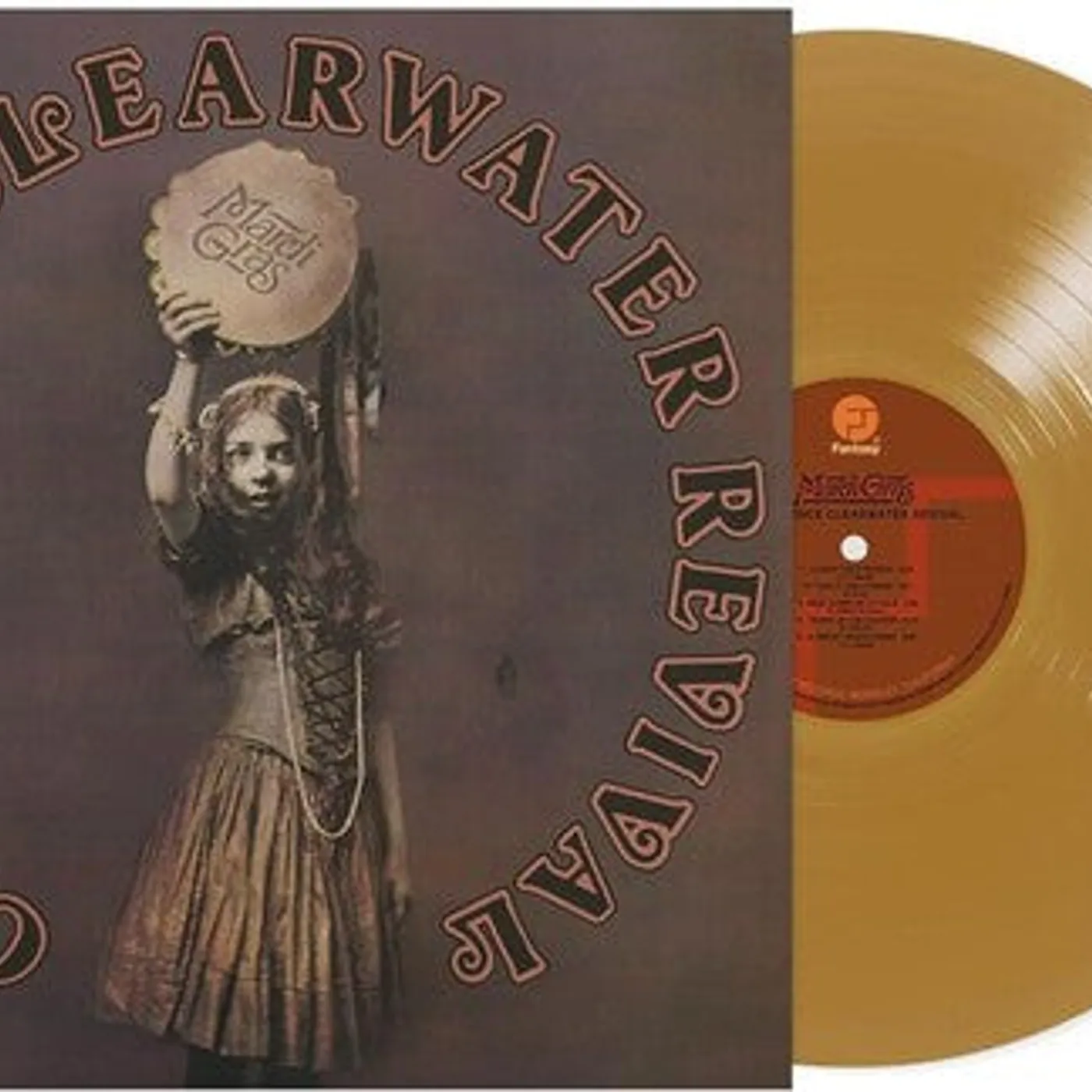 Ccr ( Creedence Clearwater Revival ) LP Vinyl - Mardi Gras (Colv) (Gol) (Rmst)