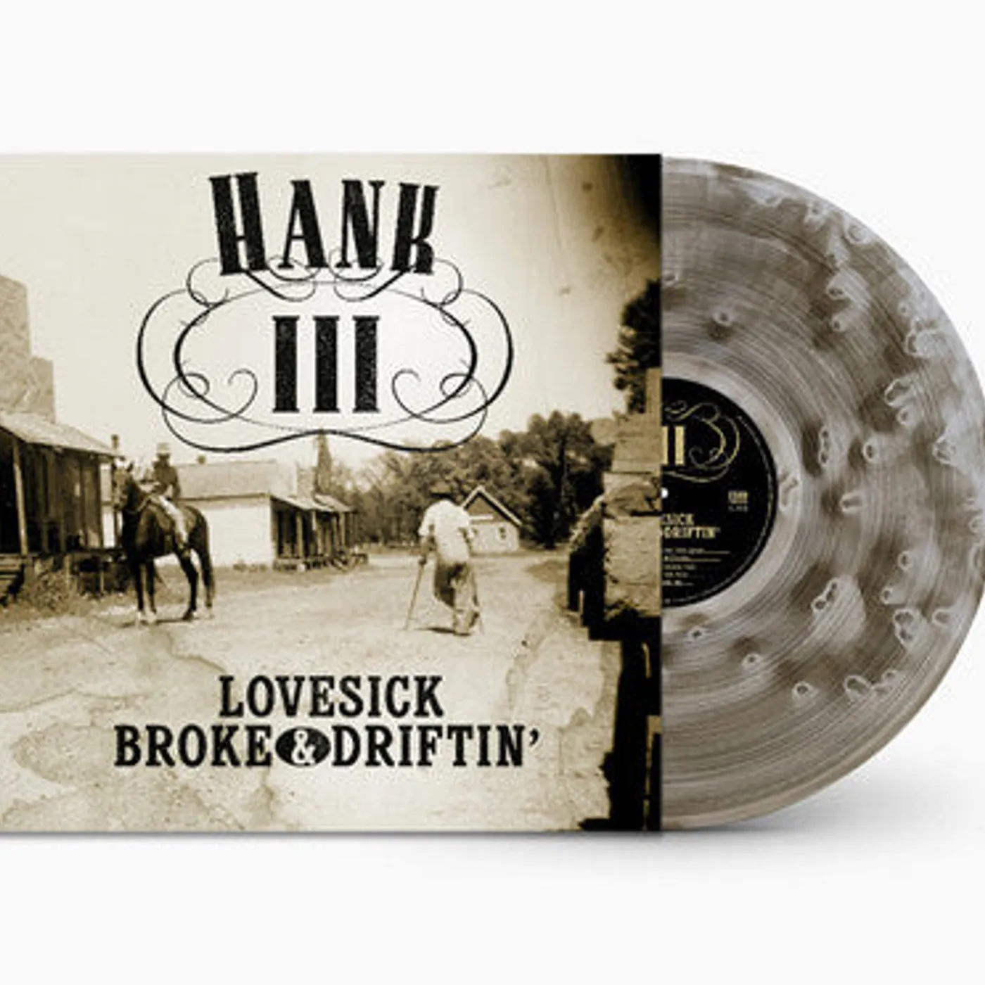 Hank Williams III LP Vinyl - Lovesick Broke & Driftin (Colv)