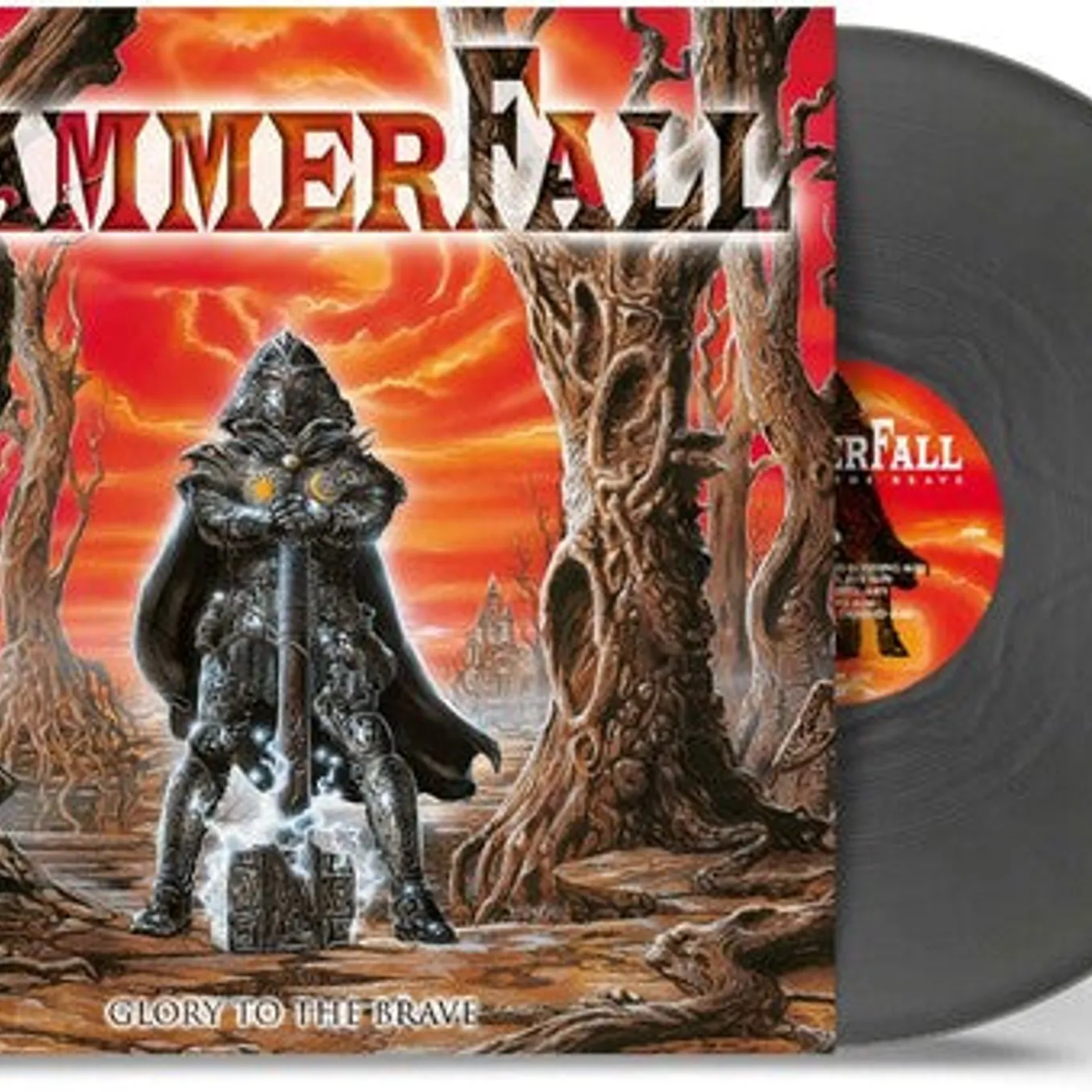 Hammerfall LP Vinyl - Glory To The Brave - Silver (Colv) (Gate) (Slv)