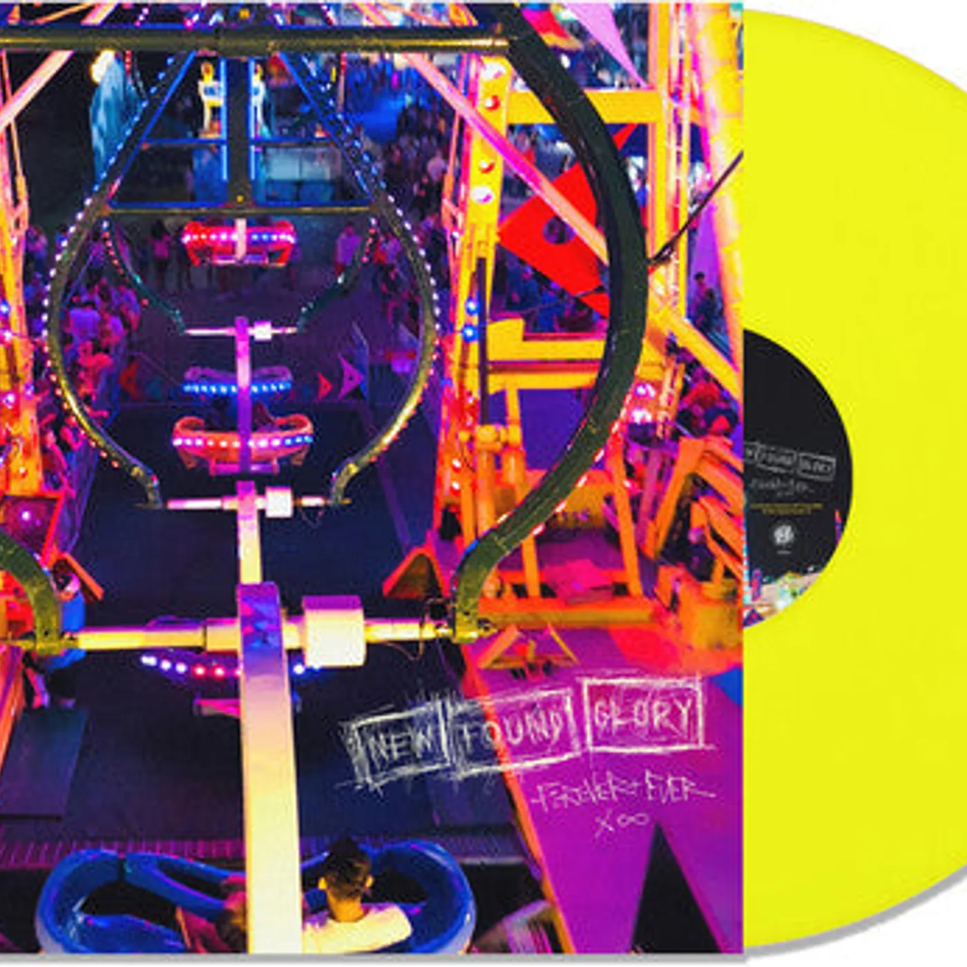 New Found Glory LP Vinyl - Forever & Ever X Infinity - Neon Yellow (Colv)
