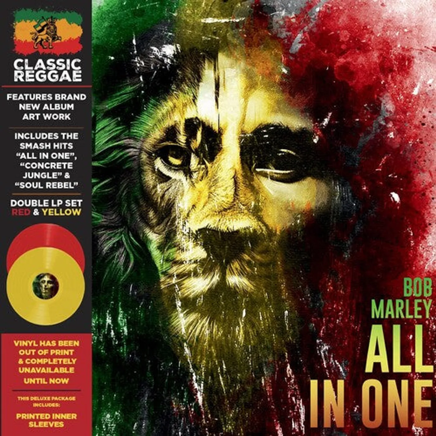 Bob Marley LP Vinyl - All In One (Colv) (Ltd) (Red) (Ylw) (Rmst) (Reis)