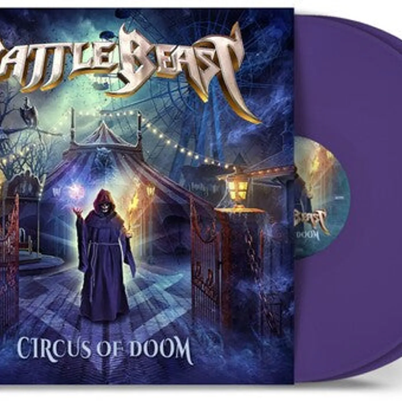 Battle Beast LP Vinyl - Circus Of Doom - Purple (Colv) (Gate) (Purp)