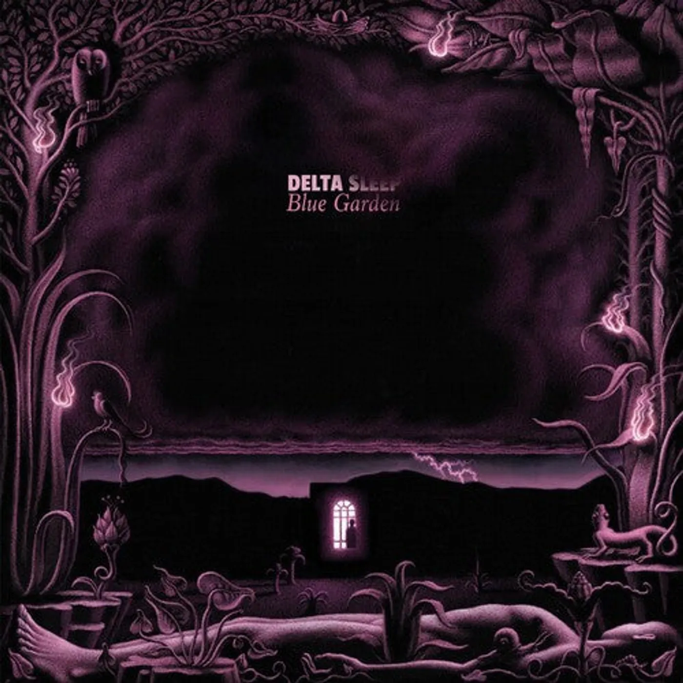 Delta Sleep LP Vinyl - Blue Garden - Cloudy Purple (Colv) (Purp)