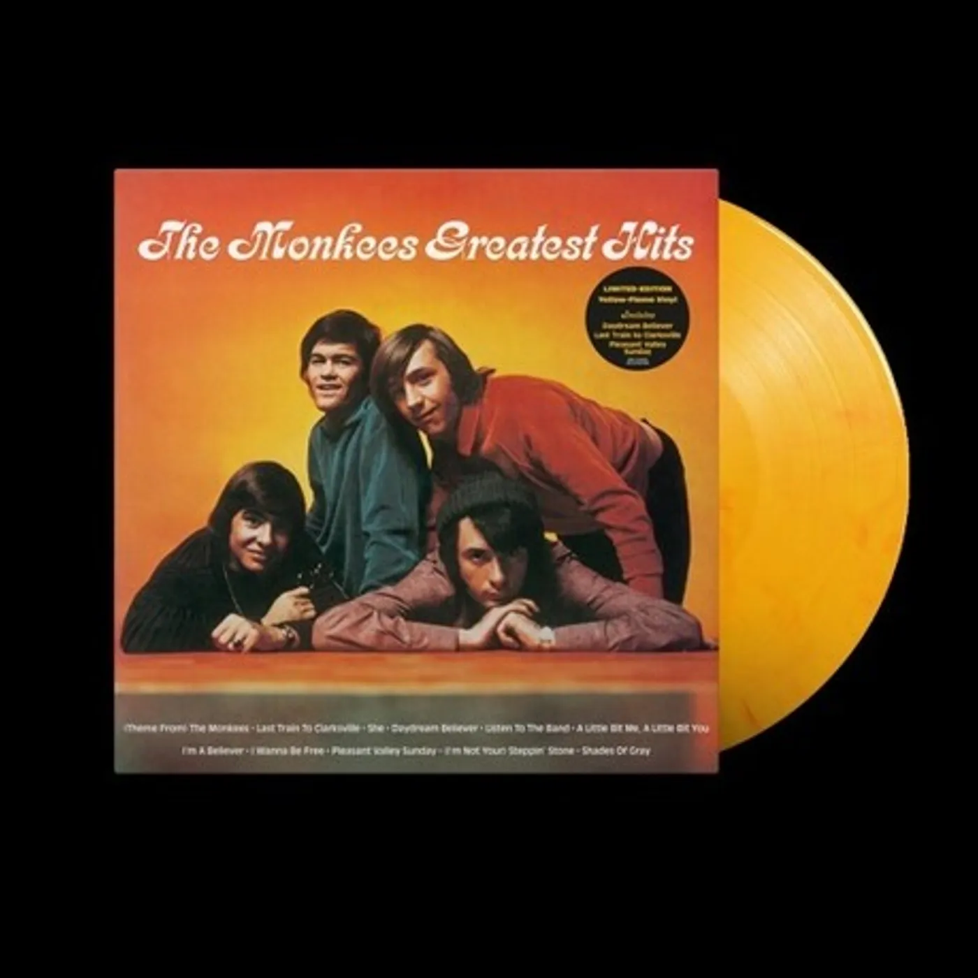 The Monkees LP Vinyl - Greatest Hits (Rocktober) (Colv) (Ylw)