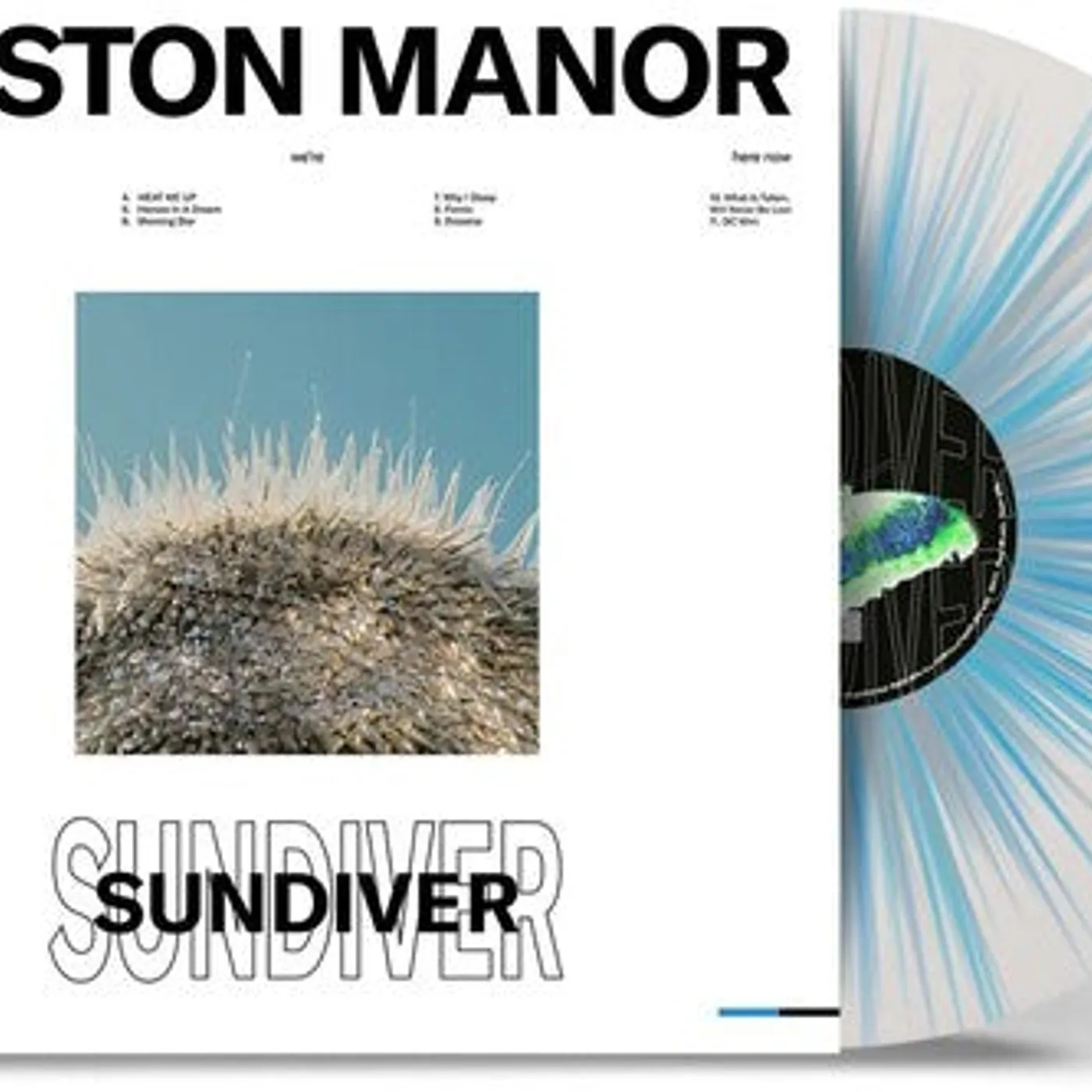 Boston Manor LP Vinyl - Sundiver - White Sky Blue Grey Splatter (Colv)
