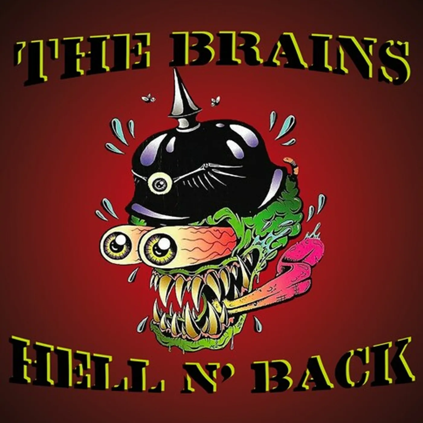 Brains LP Vinyl - Hell N' Back - Red Marble (Colv) (Dlx) (Red)