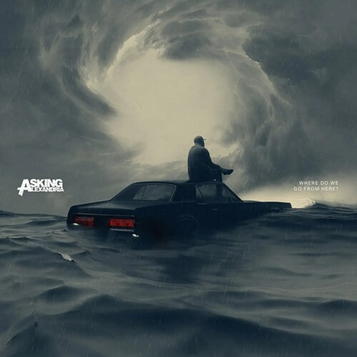 Asking Alexandria LP Vinyl - Where Do We Go From Here? - Aqua (Colv) (Gate)
