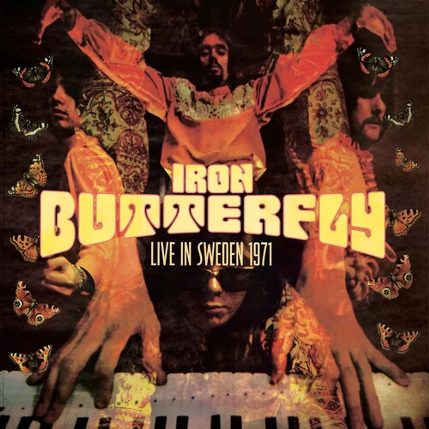 Iron Butterfly LP Vinyl - Live In Sweden 1971 (Colv) (Purp) (Reis)