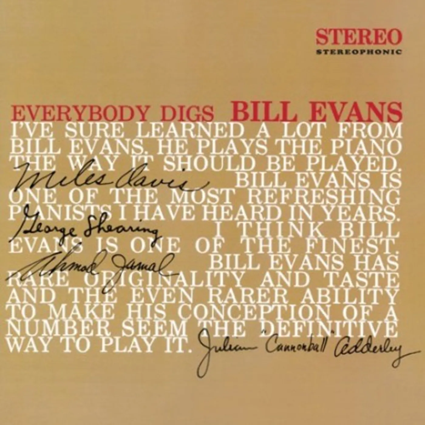 Bill Evans LP Vinyl - Everybody Digs Bill Evans (Colv) (Ltd) (Ogv) (Spa)