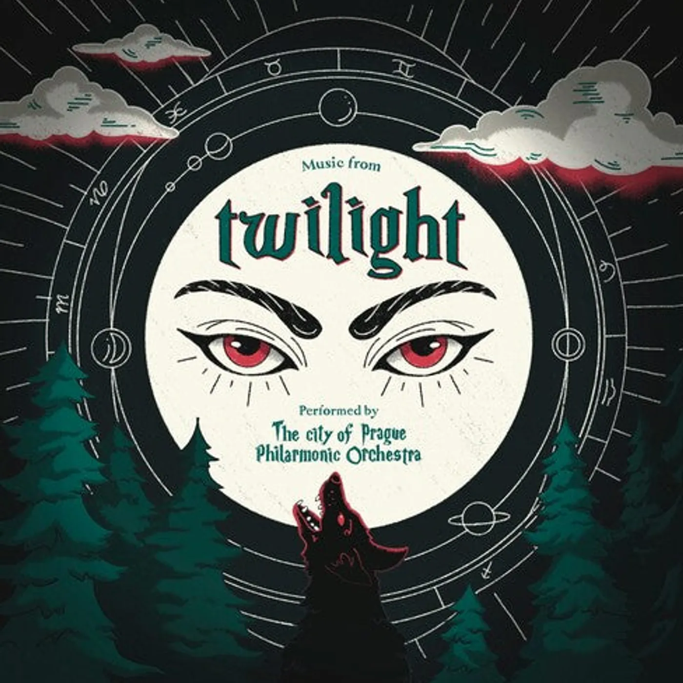 The City of Prague Philharmonic Orchestra (Colv) (Red) LP Vinyl - Twilight - Original Soundtrack - Red (Colv) (Red)