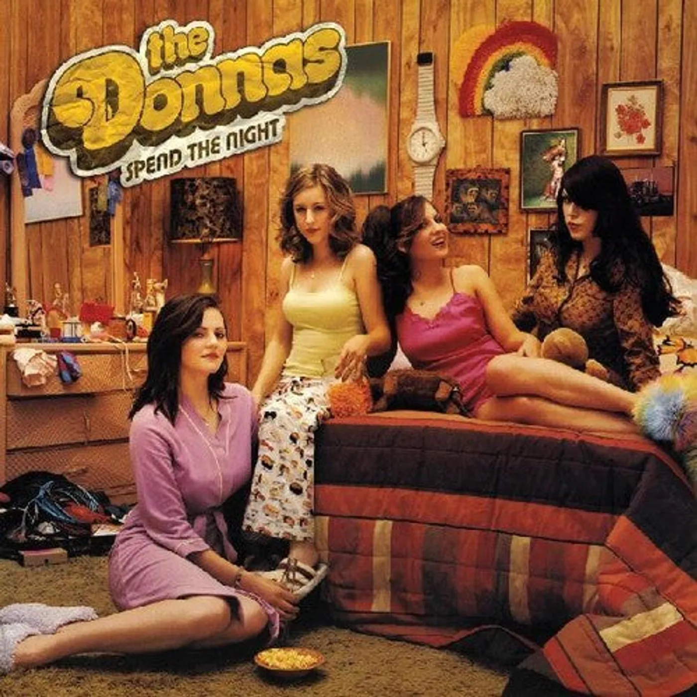 The Donnas LP Vinyl - Spend The Night (Colv) (Pnk)