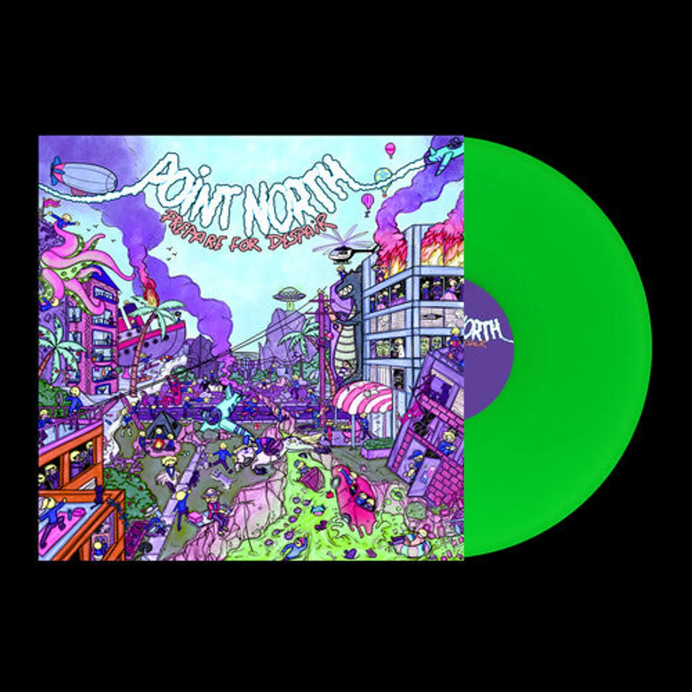 Point North LP Vinyl - Prepare For Despair - Green (Colv) (Grn)