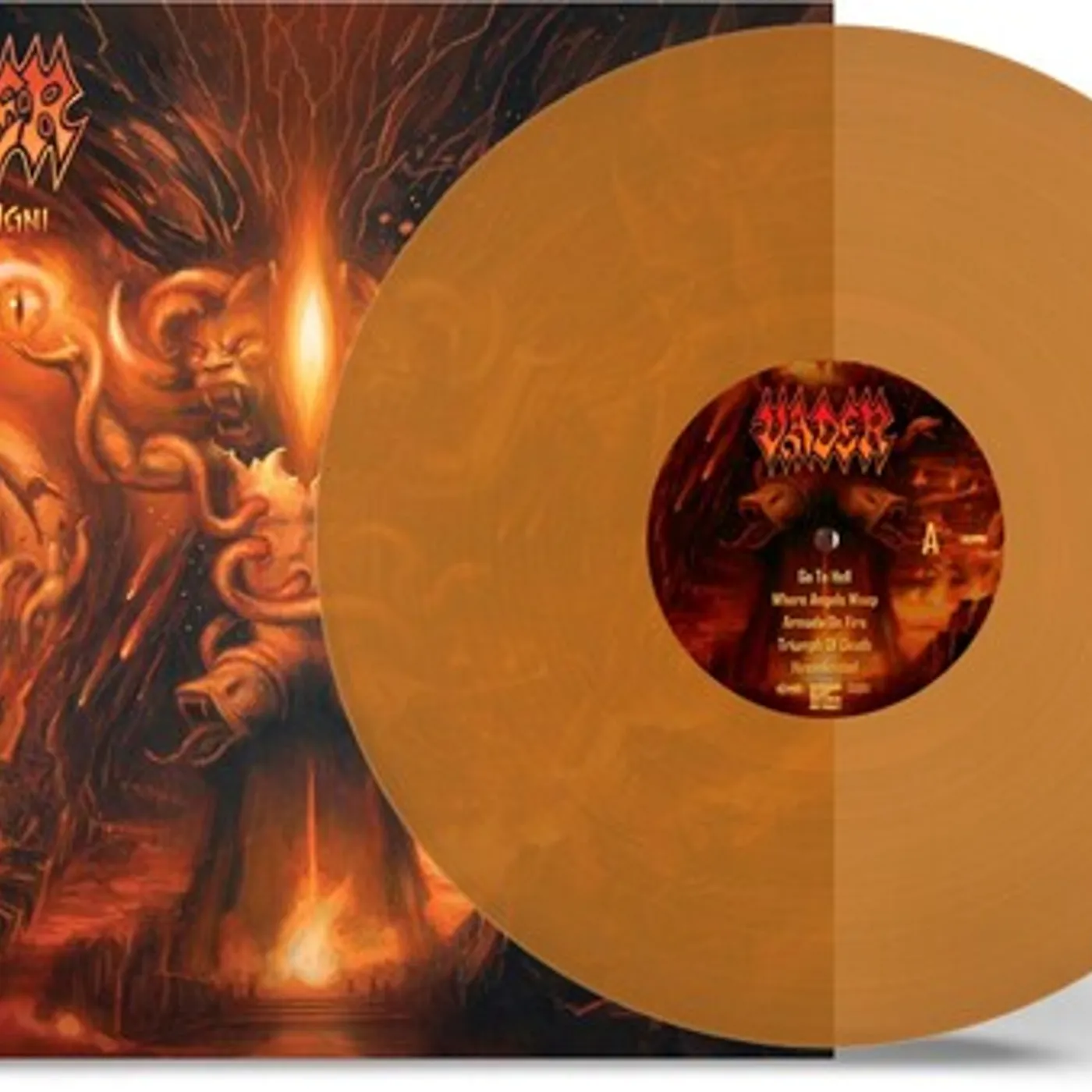 Vader LP Vinyl - Tibi Et Igni - Trans Yellow (Colv) (Gate) (Ylw)