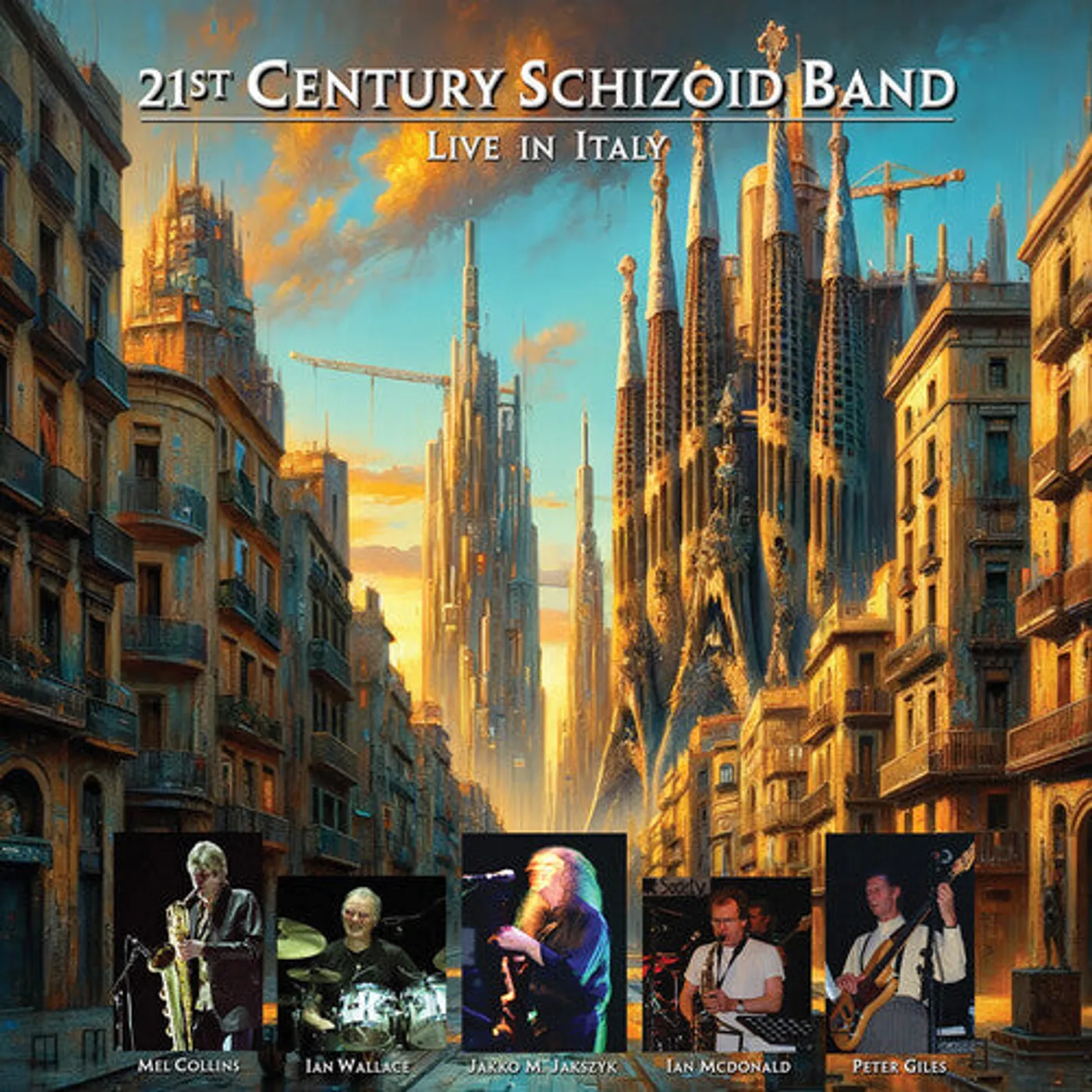21St Century Schizoid Band LP Vinyl - Live In Italy - Yellow (Colv) (Ylw)