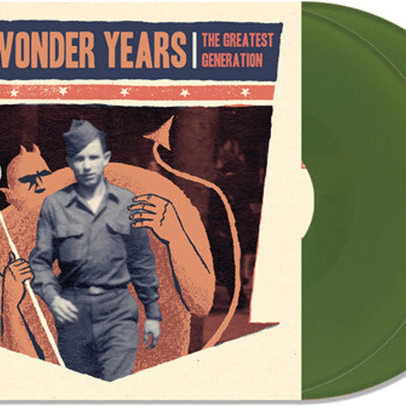 The Wonder Years LP Vinyl - Greatest Generation - Olive Green (Colv) (Grn)