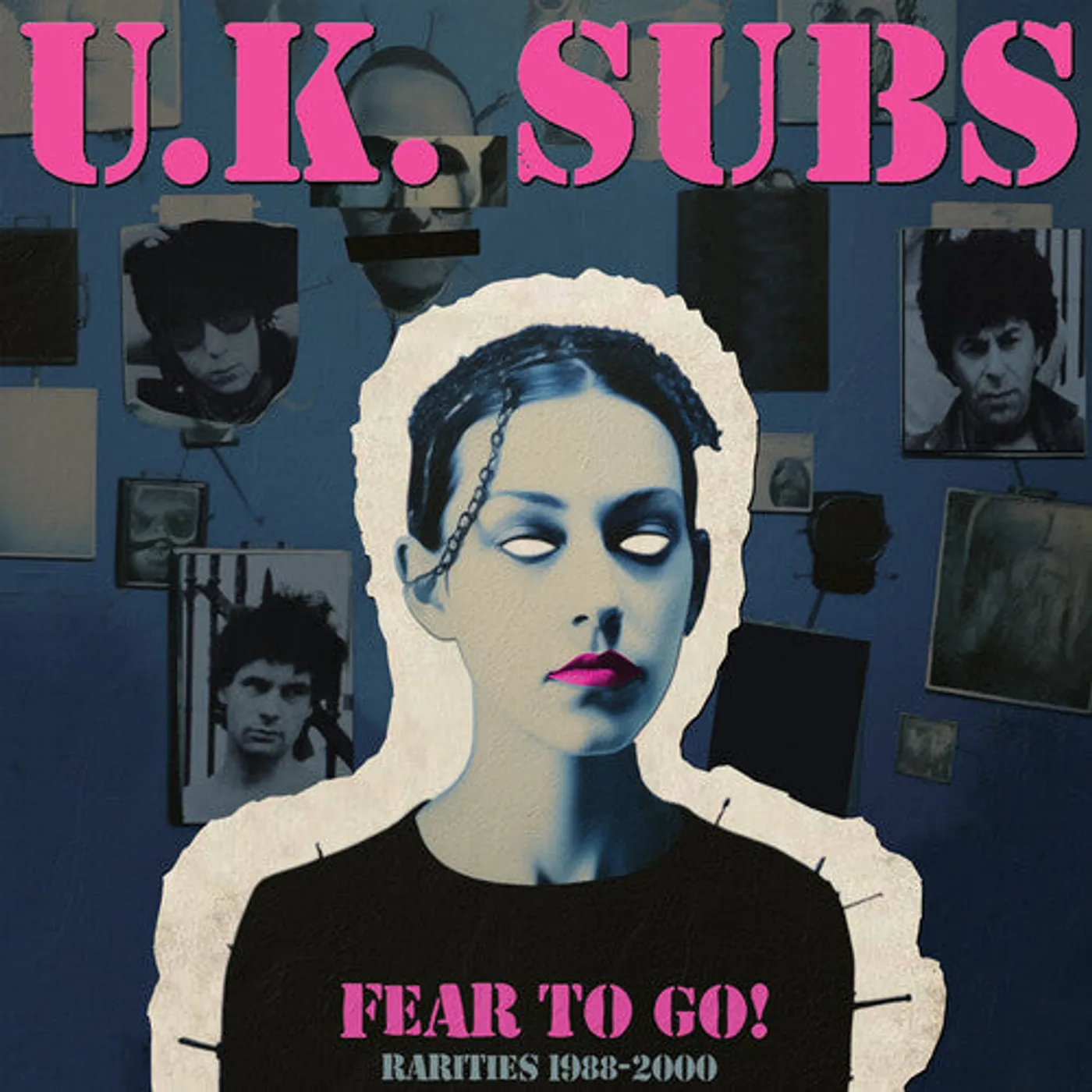 U.K. Subs LP Vinyl - Fear To Go Rarities 1988-2000 - Pink (Colv) (Pnk)