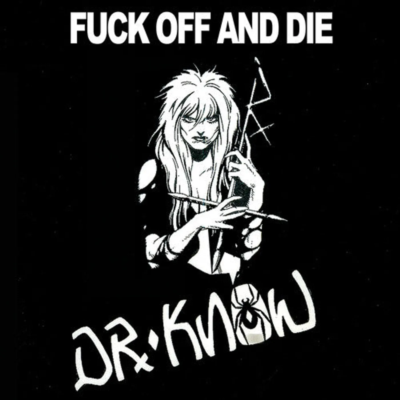 Dr. Know LP Vinyl - Fuck Off & Die - Red (Colv) (Red)