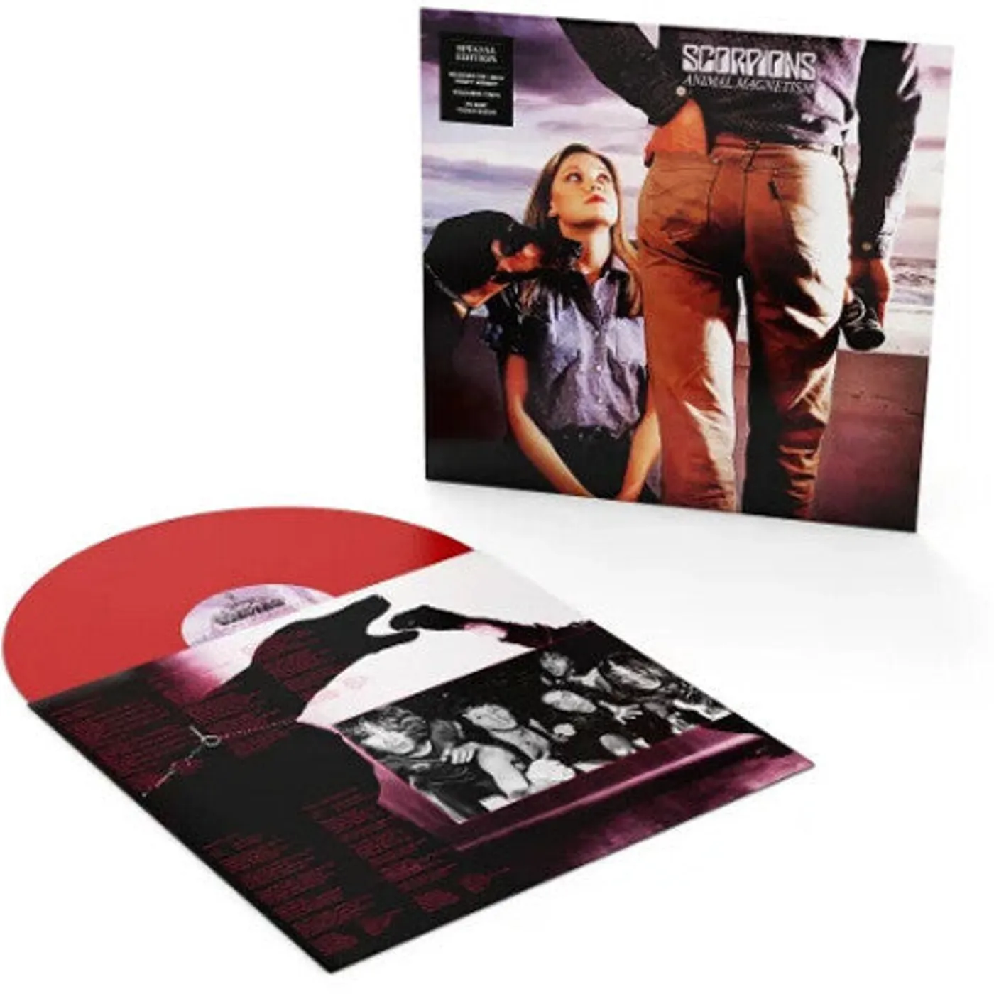 Scorpions LP Vinyl - Animal Magnetism (Colv) (Ogv) (Red) (Uk)